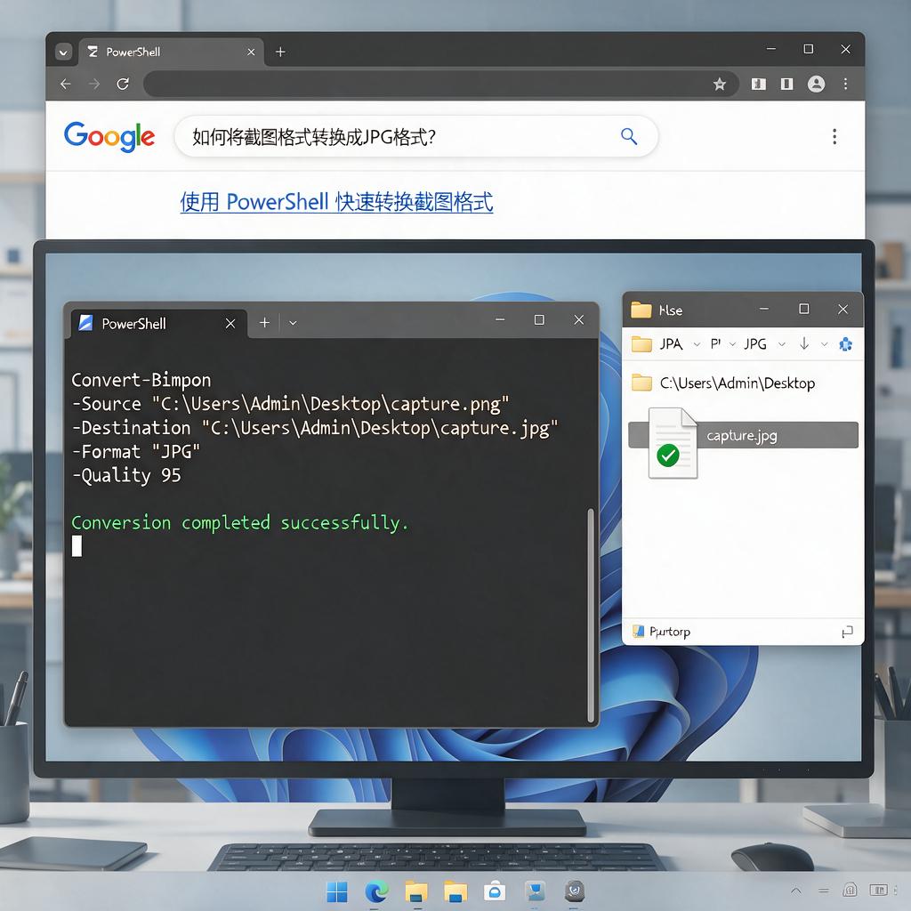 如何将截图格式转换成JPG格式？