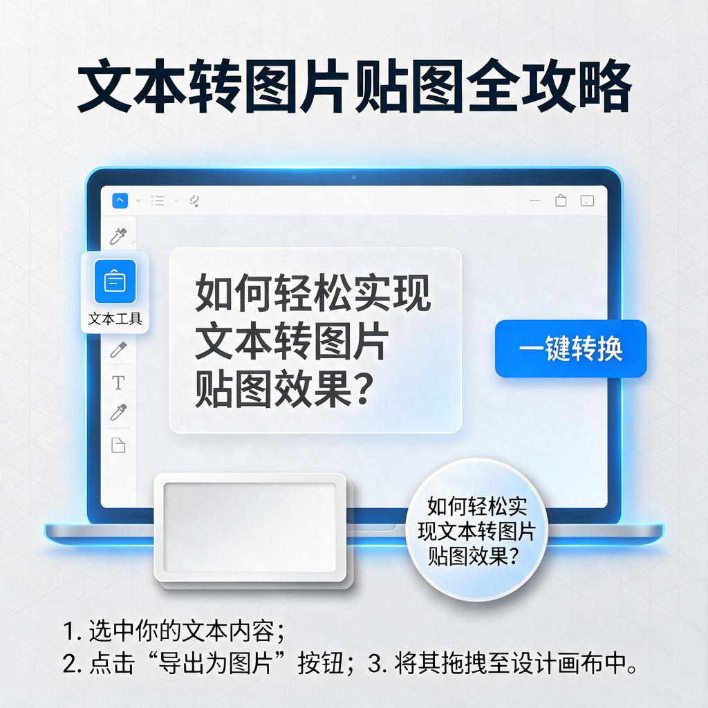 如何轻松实现文本转图片贴图效果?