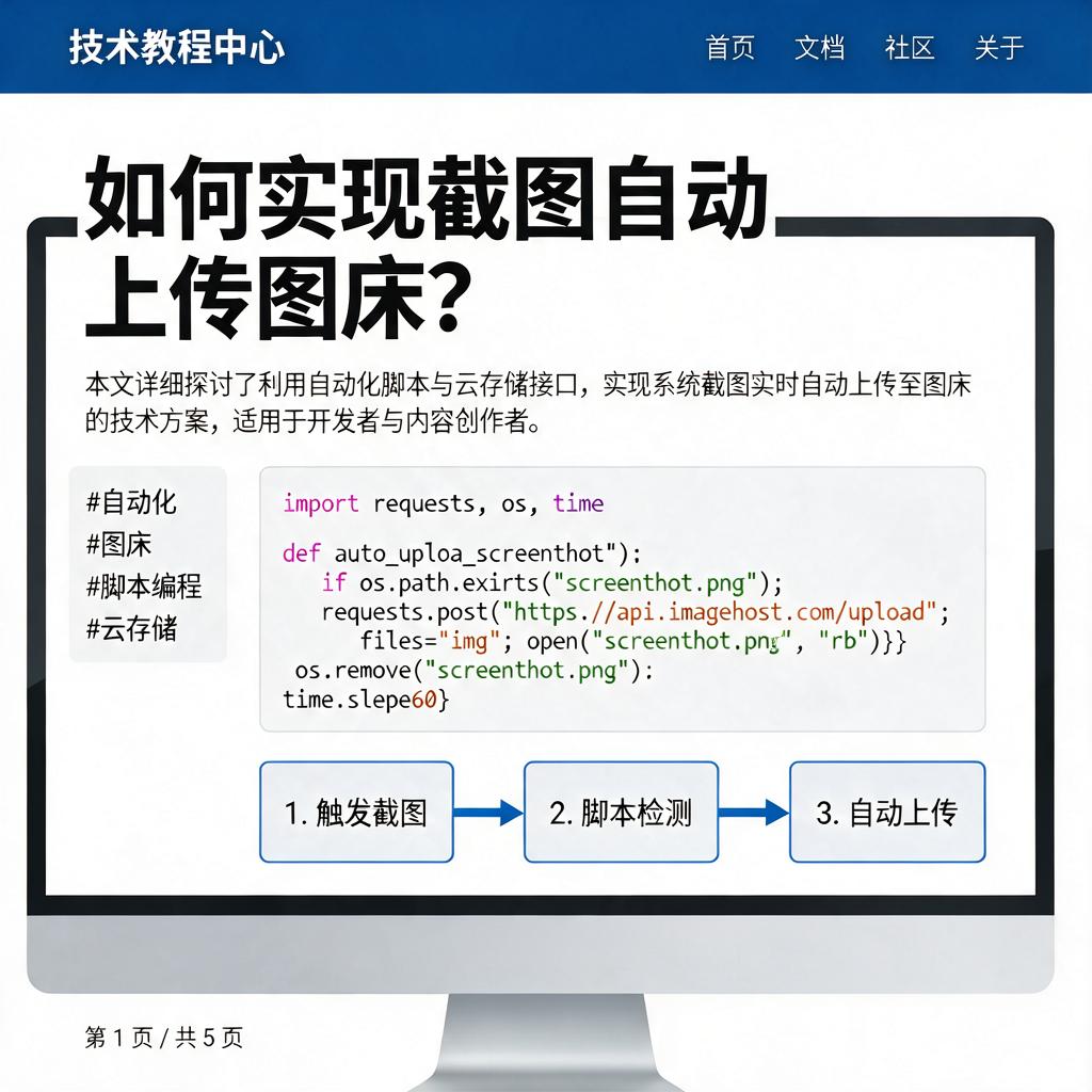 如何实现截图自动上传图床?