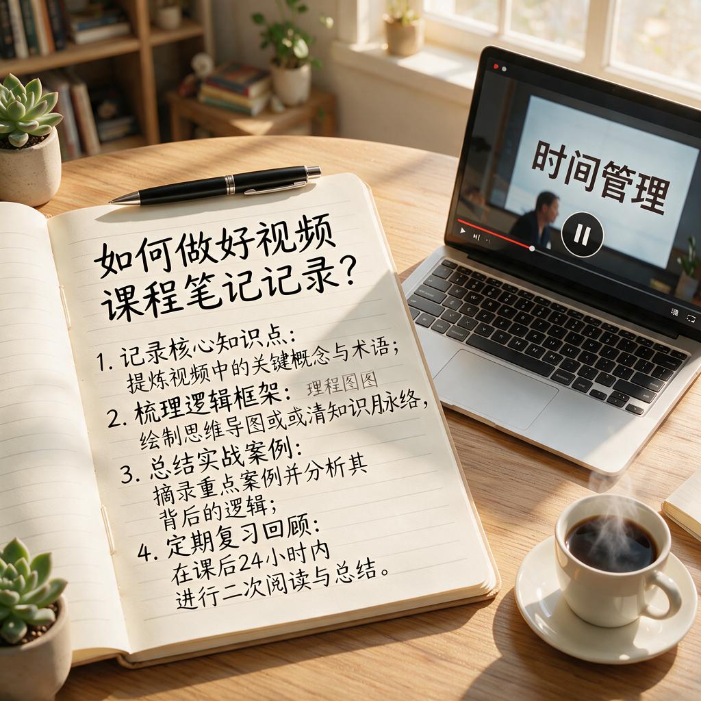 如何做好视频课程笔记记录?