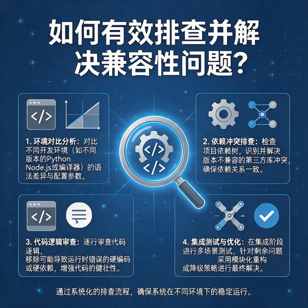 如何有效排查并解决兼容性问题?