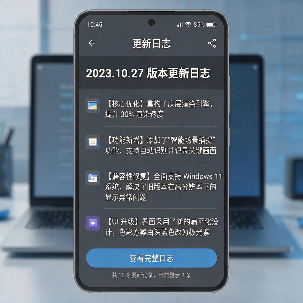 最新版更新日志如何获取并查看详细内容?