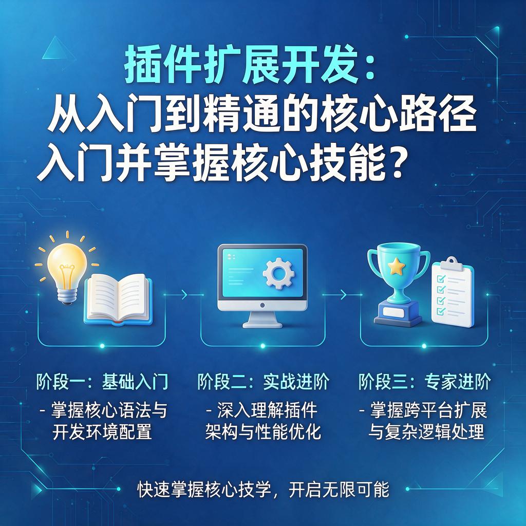 插件扩展开发如何快速入门并掌握核心技能?