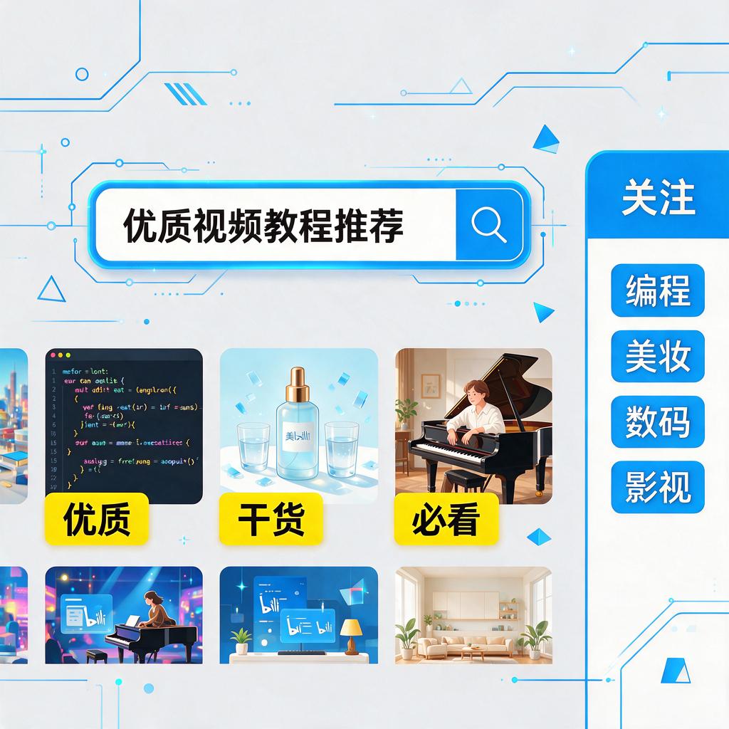 如何在B站找到优质的视频教程推荐?