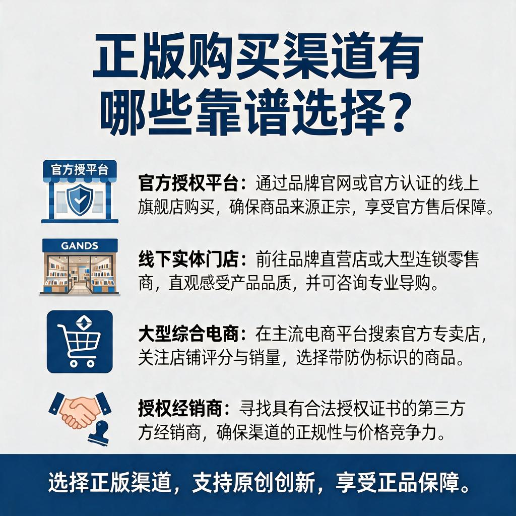 正版购买渠道有哪些靠谱选择?