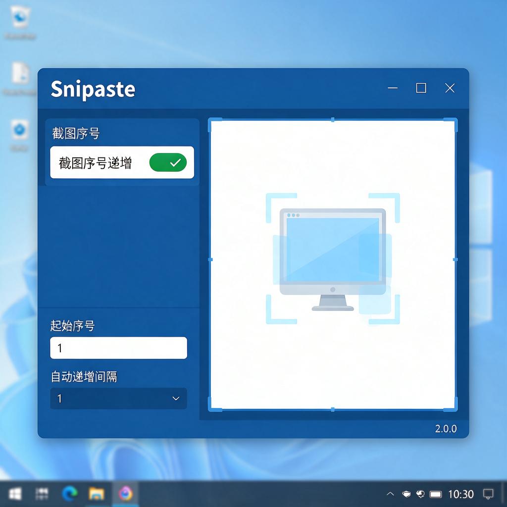 如何在Snipaste中实现截图序号递增?