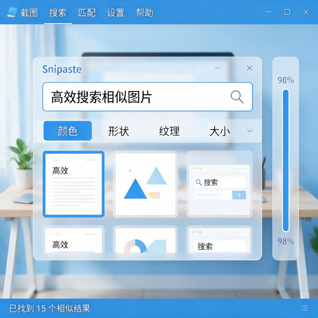 Snipaste截图如何高效搜索相似图片?