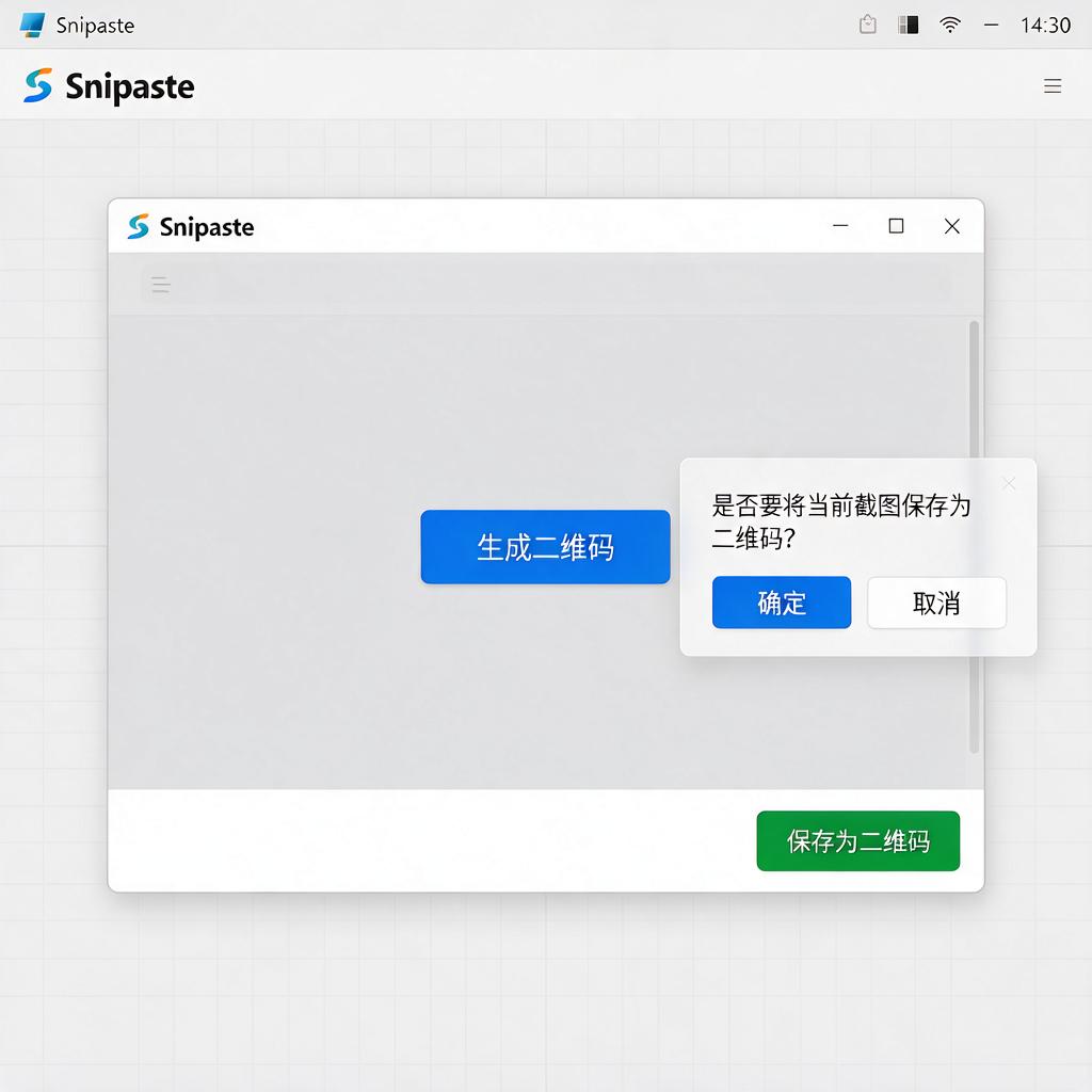 Snipaste截图如何生成二维码?