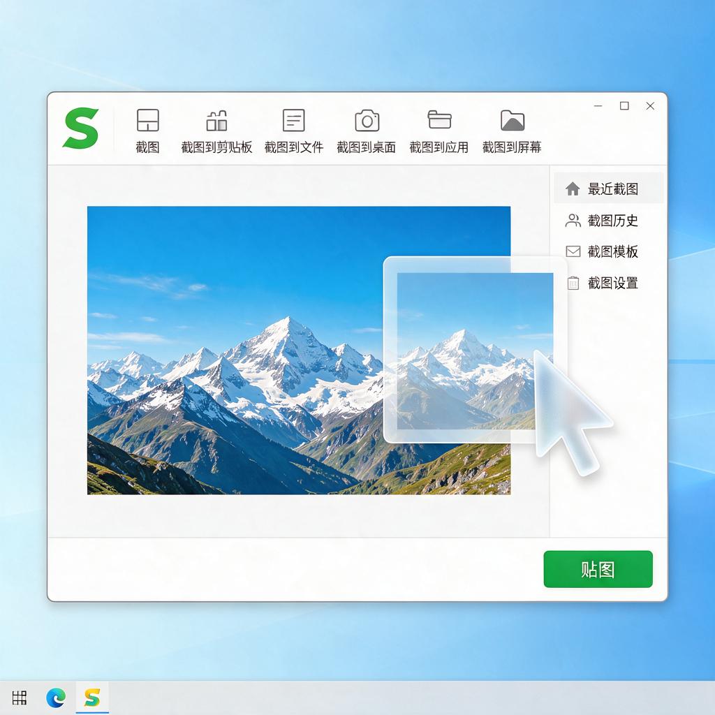 Snipaste如何实现图片拖拽贴图操作？