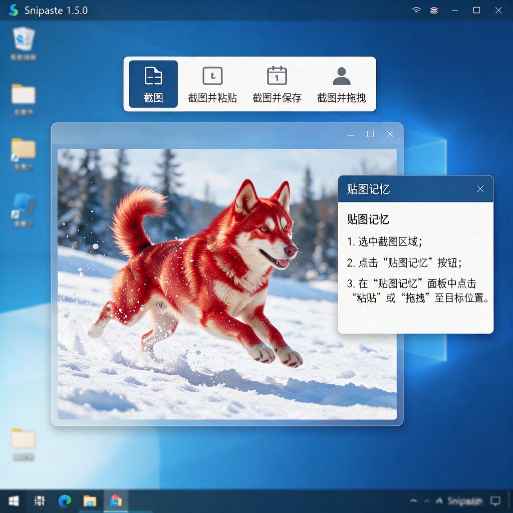 Snipaste贴图记忆功能怎么用？