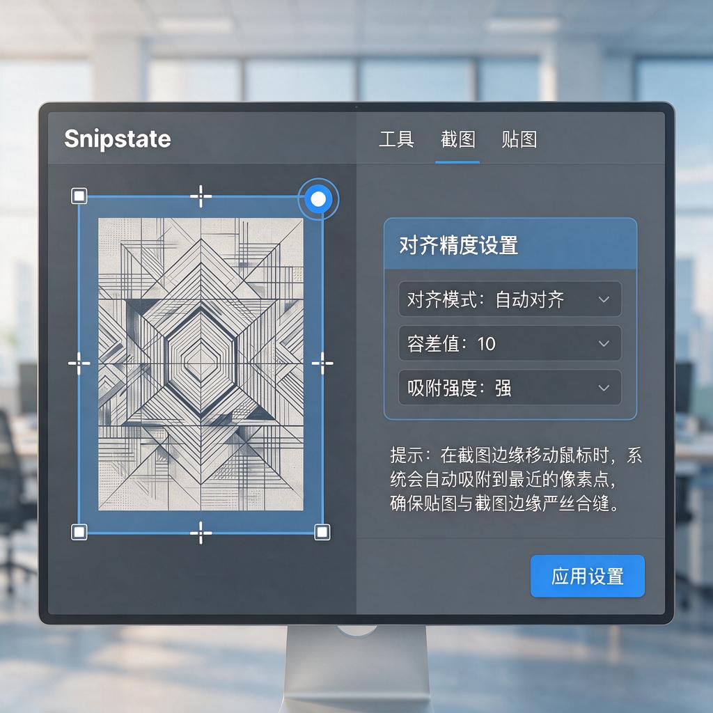 Snipaste贴图自动对齐怎么用更精准?