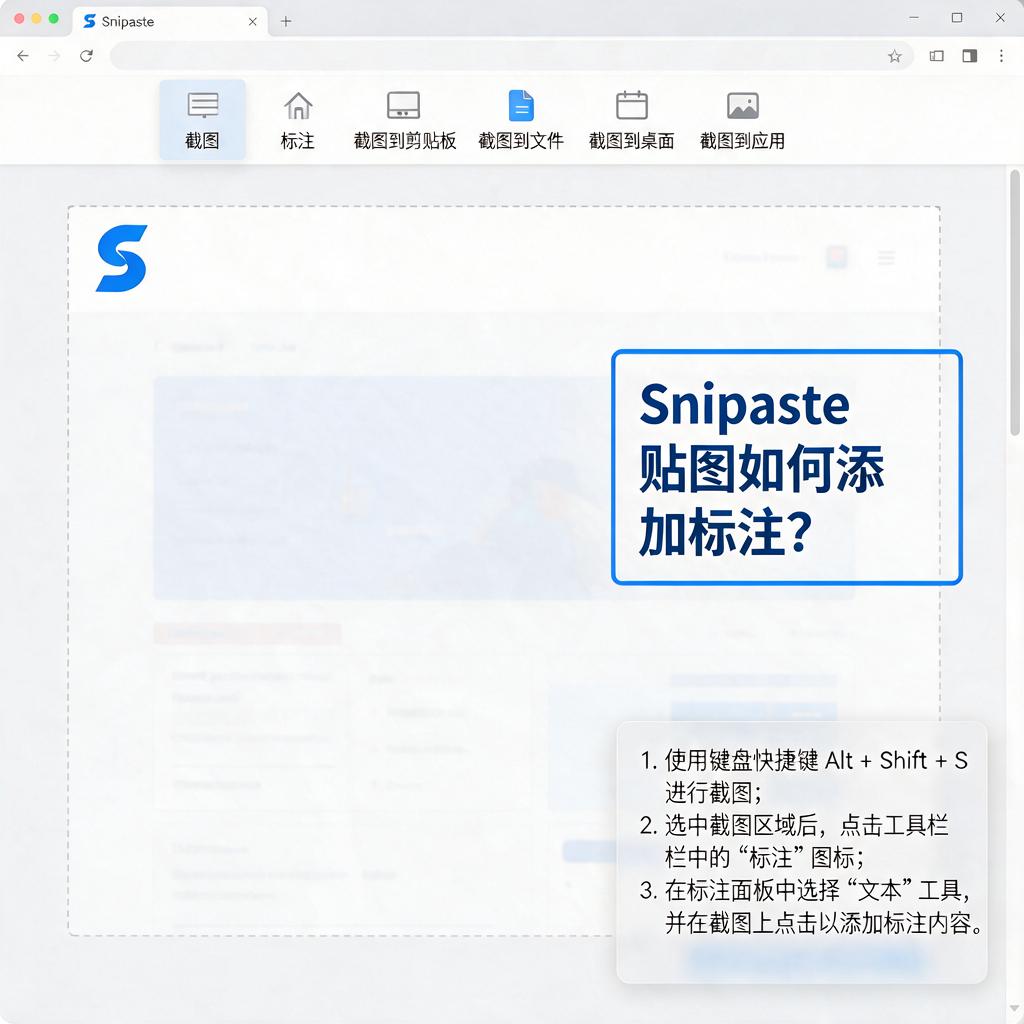 Snipaste贴图如何添加标注?