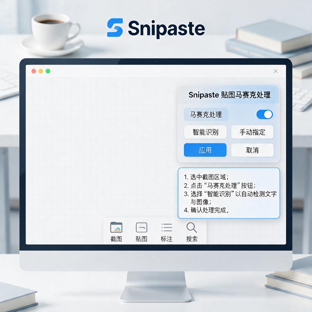 Snipaste贴图马赛克处理怎么操作?