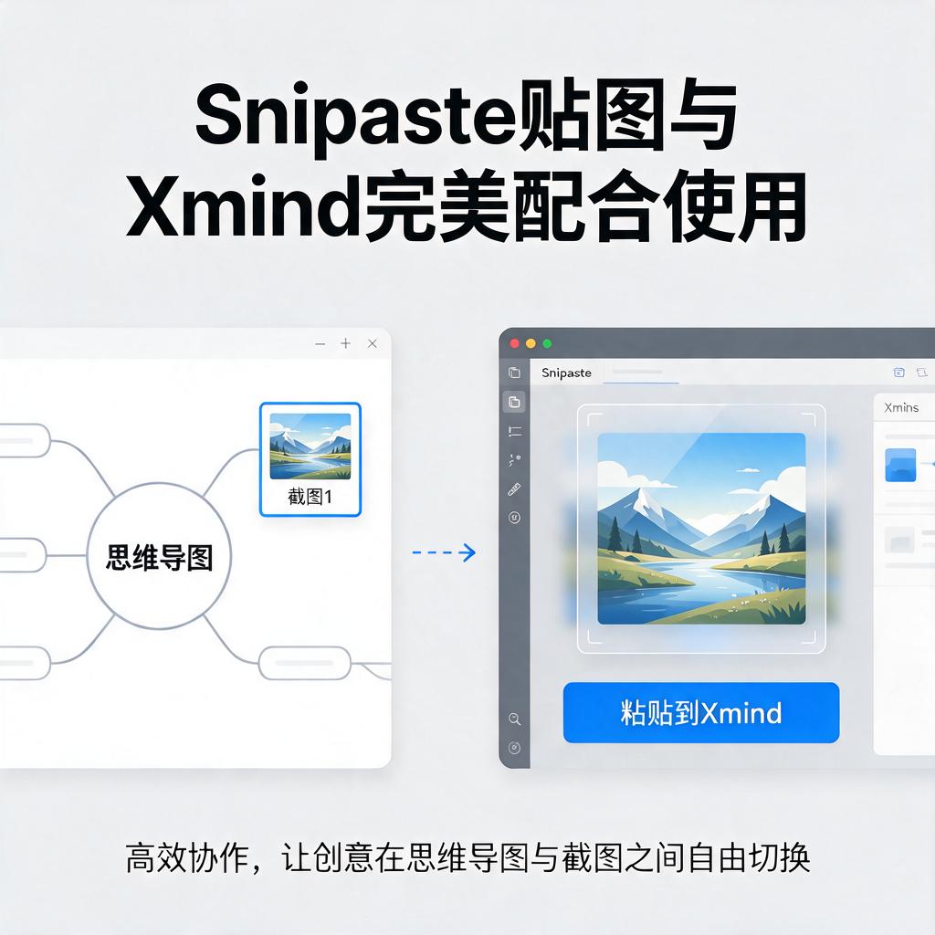 Snipaste贴图如何与Xmind完美配合使用？