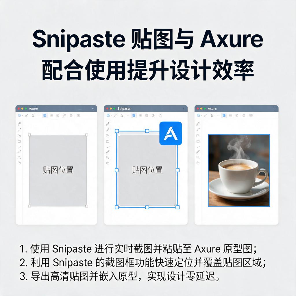 Snipaste贴图如何与Axure配合使用提升设计效率？