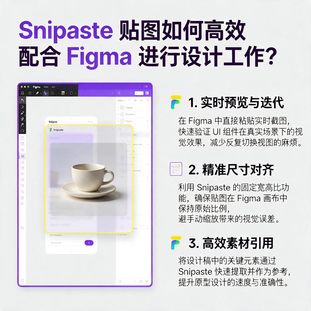 Snipaste贴图如何高效配合Figma进行设计工作？