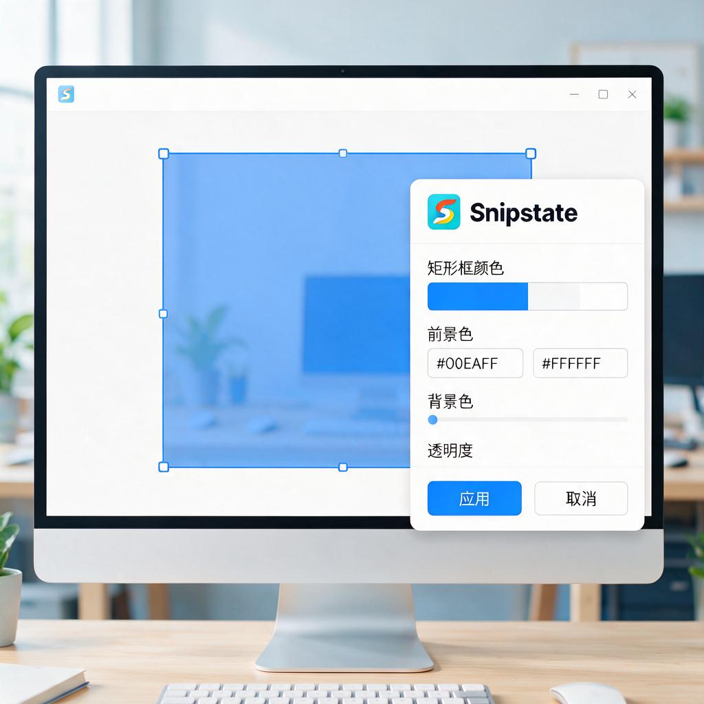 Snipaste矩形框标注颜色怎么设置和修改?