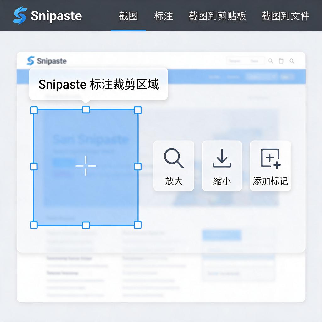 Snipaste如何标注裁剪区域?
