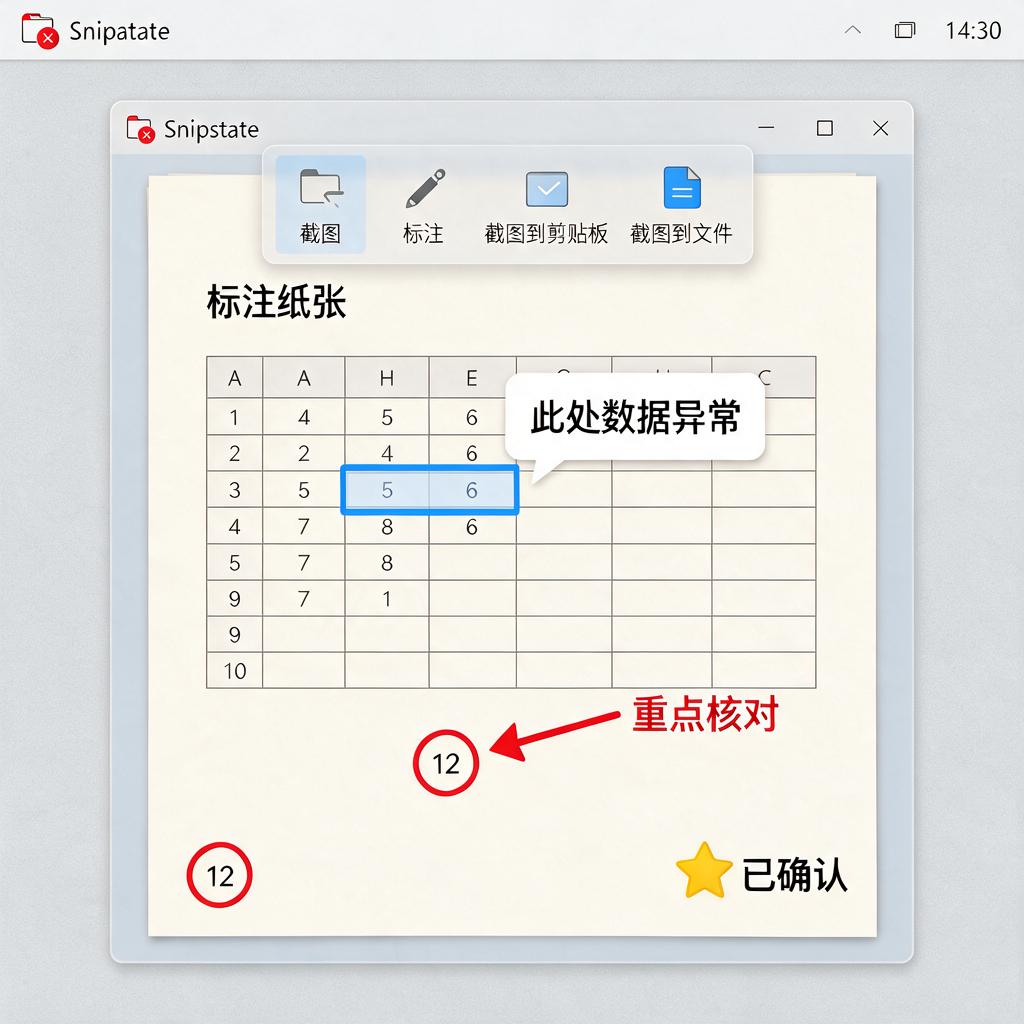 Snipaste如何实现标注纸张效果?