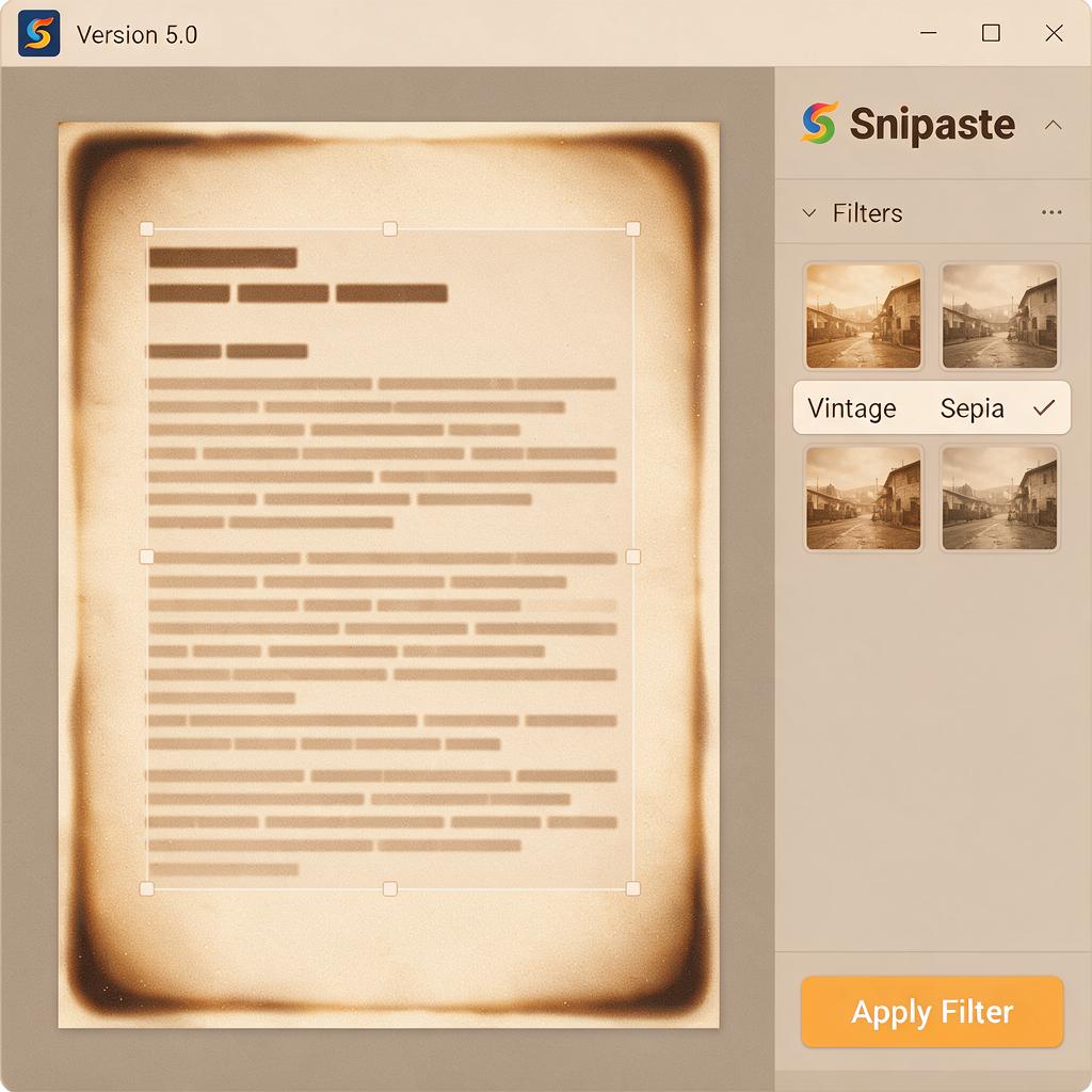 Snipaste如何添加复古滤镜进行标注？