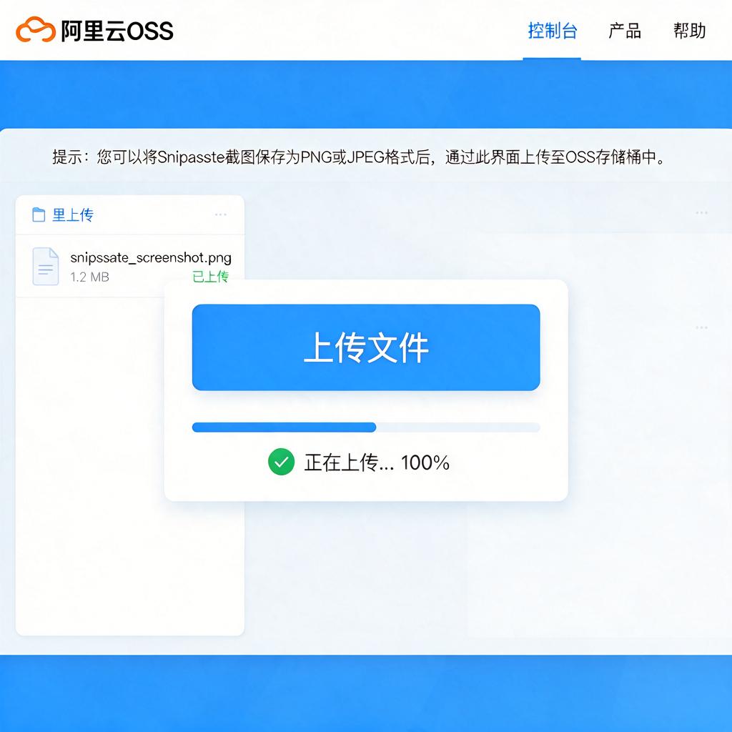 Snipaste截图如何上传到阿里云OSS？