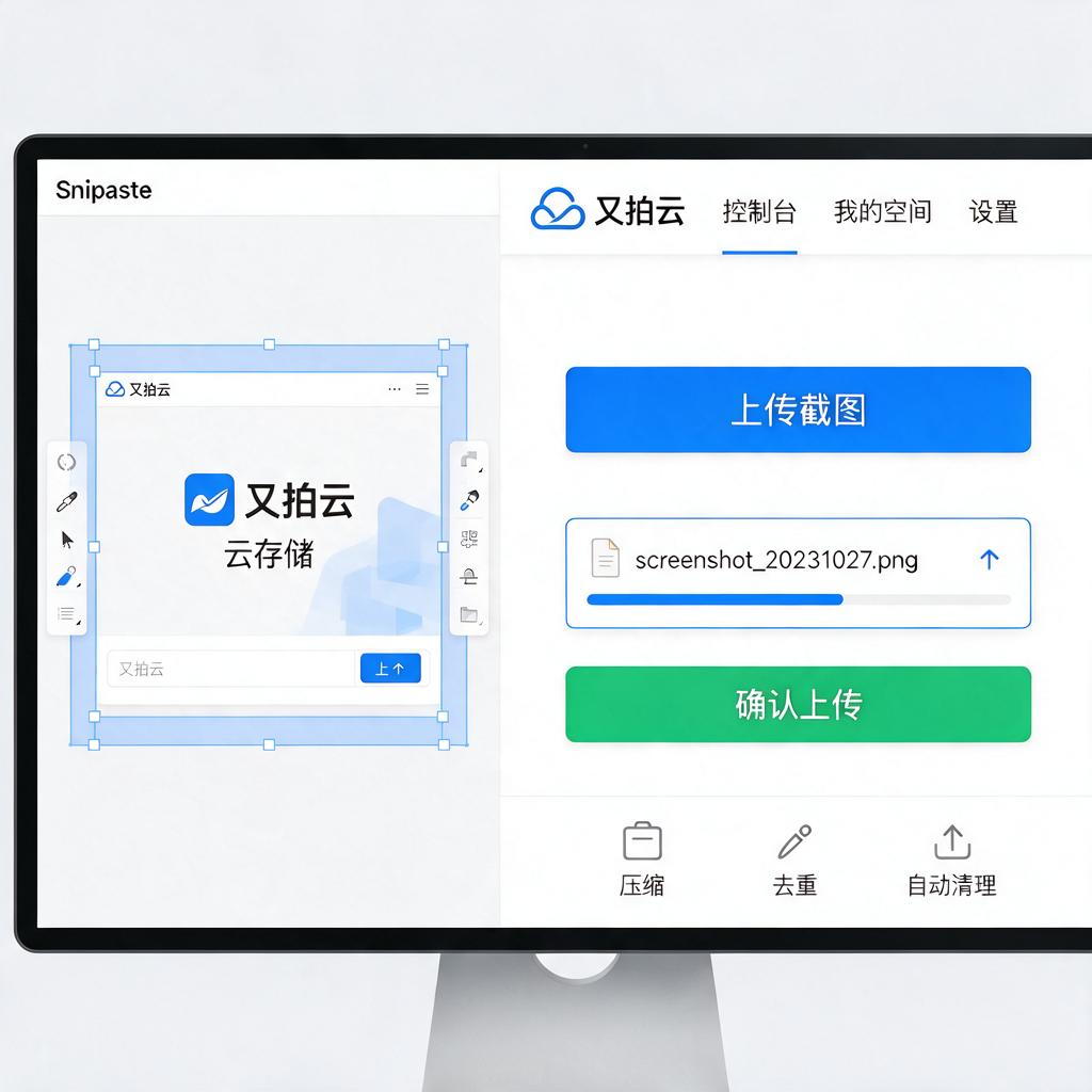 Snipaste截图如何上传又拍云？