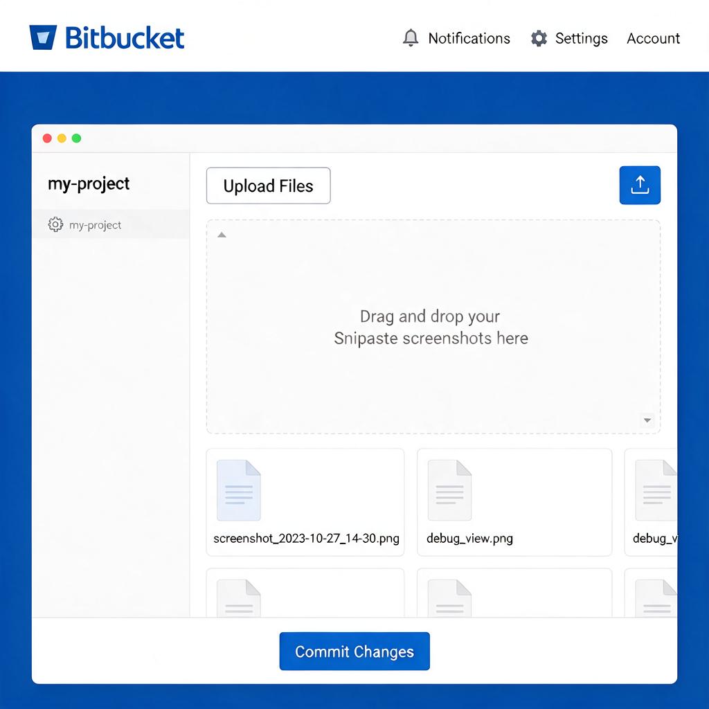 Snipaste截图如何上传到Bitbucket？