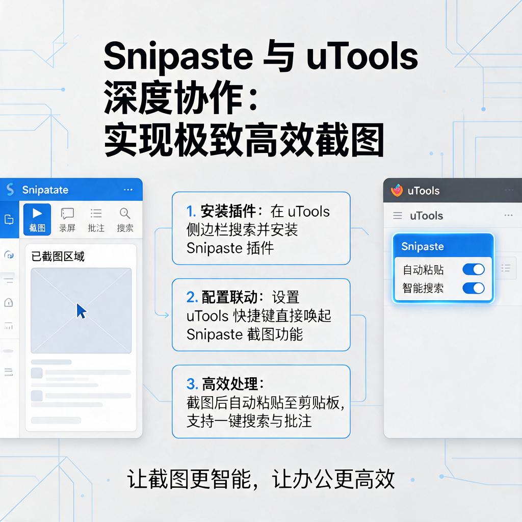 Snipaste如何配合uTools插件实现高效截图？