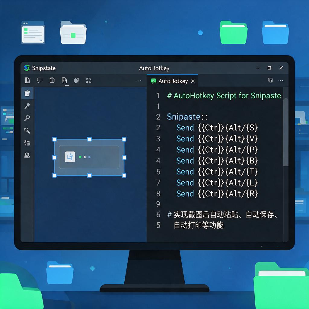 Snipaste如何配合AutoHotkey脚本实现高效操作？