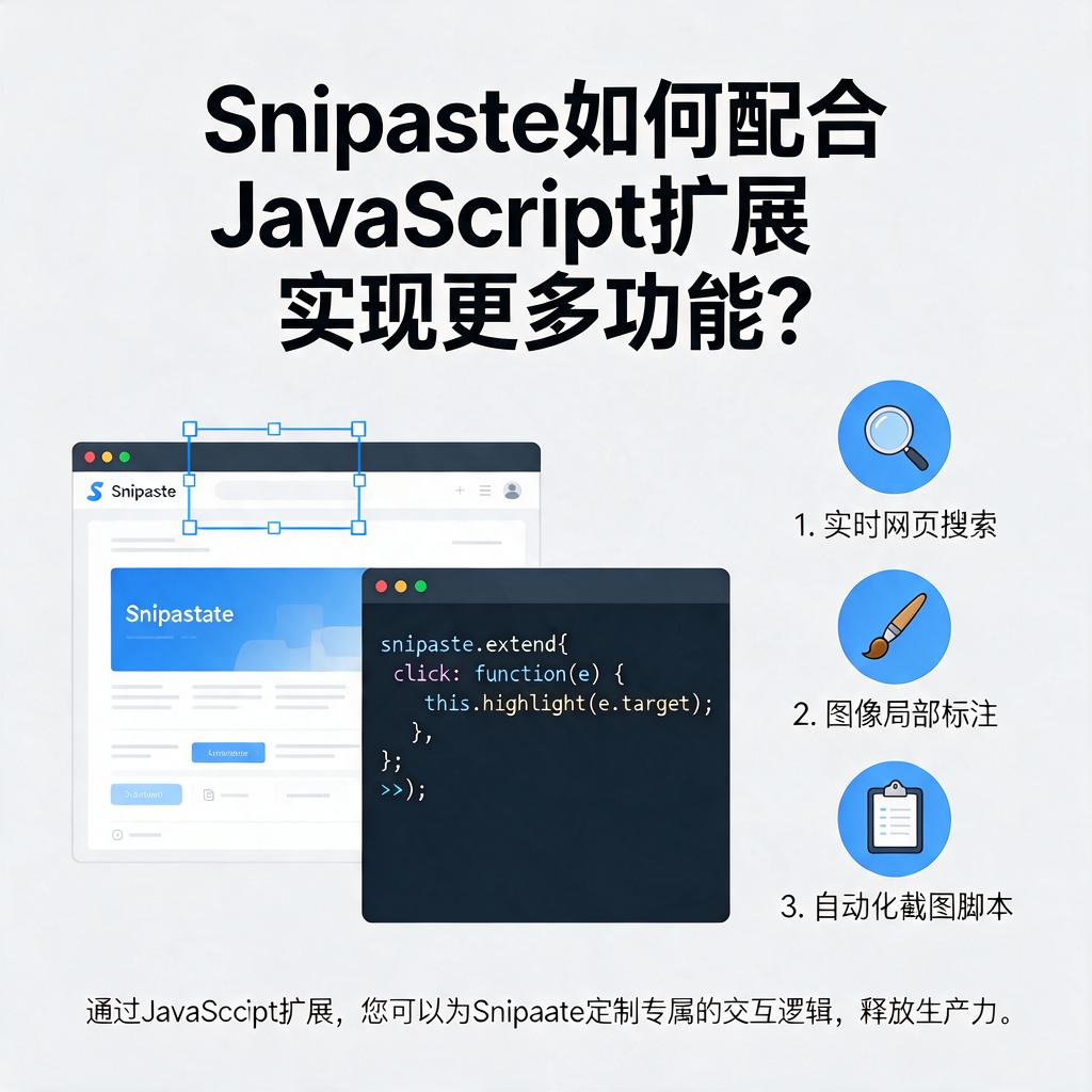 Snipaste如何配合JavaScript扩展实现更多功能？