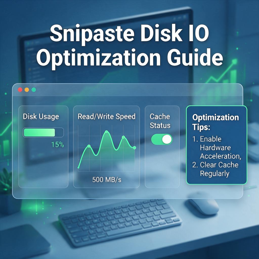 Snipaste磁盘IO如何优化提升性能？