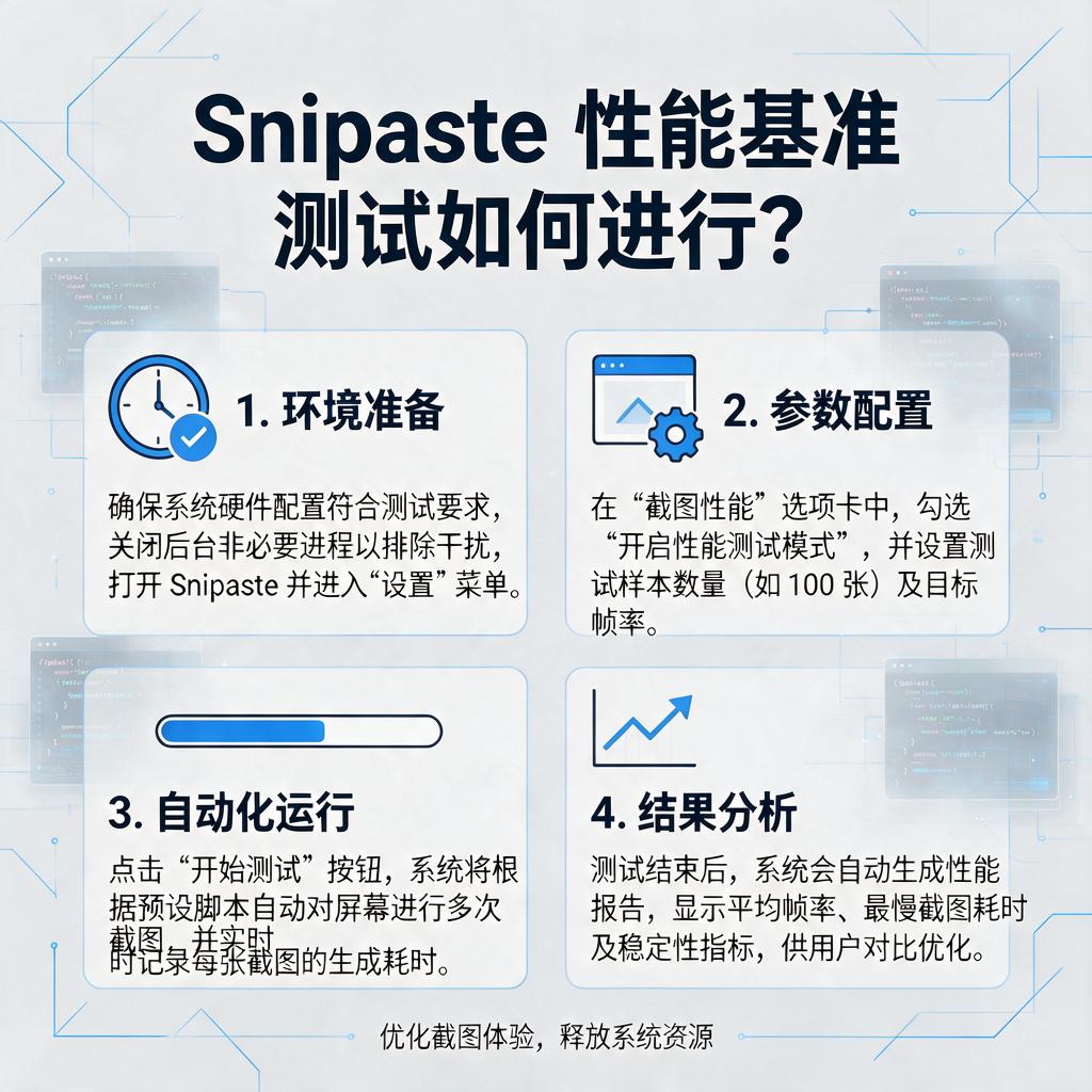 Snipaste性能基准测试如何进行？