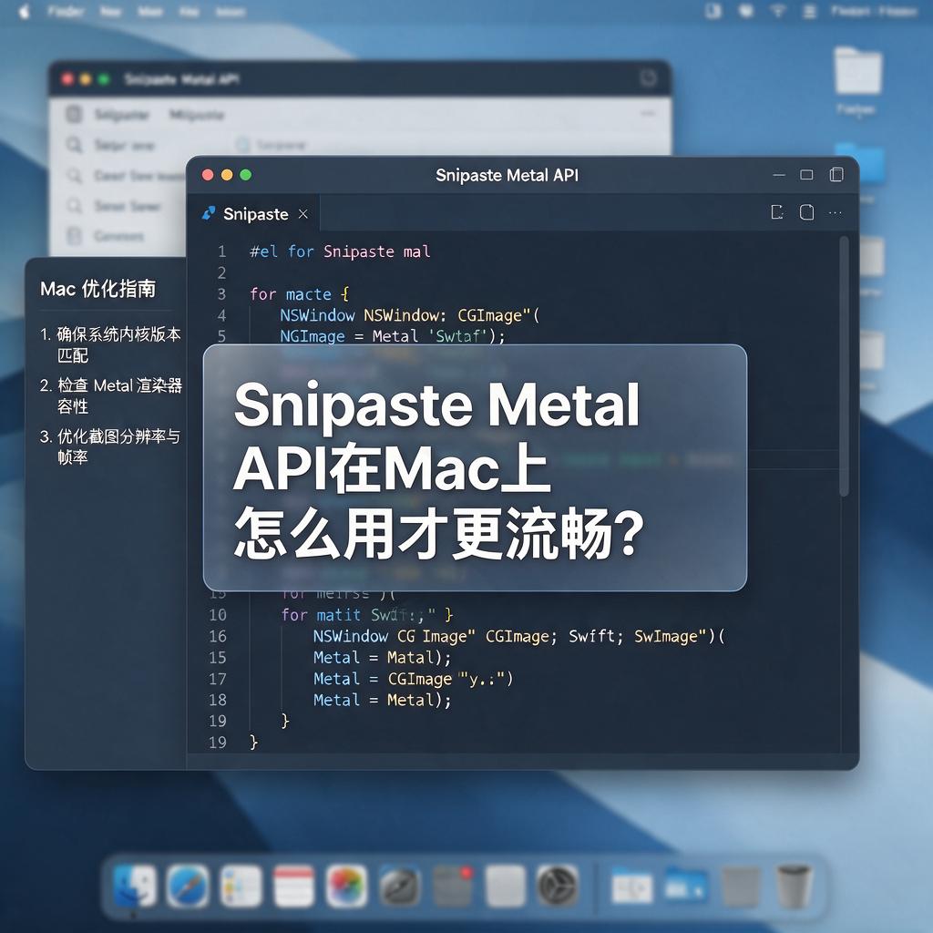 Snipaste Metal API在Mac上怎么用才更流畅？