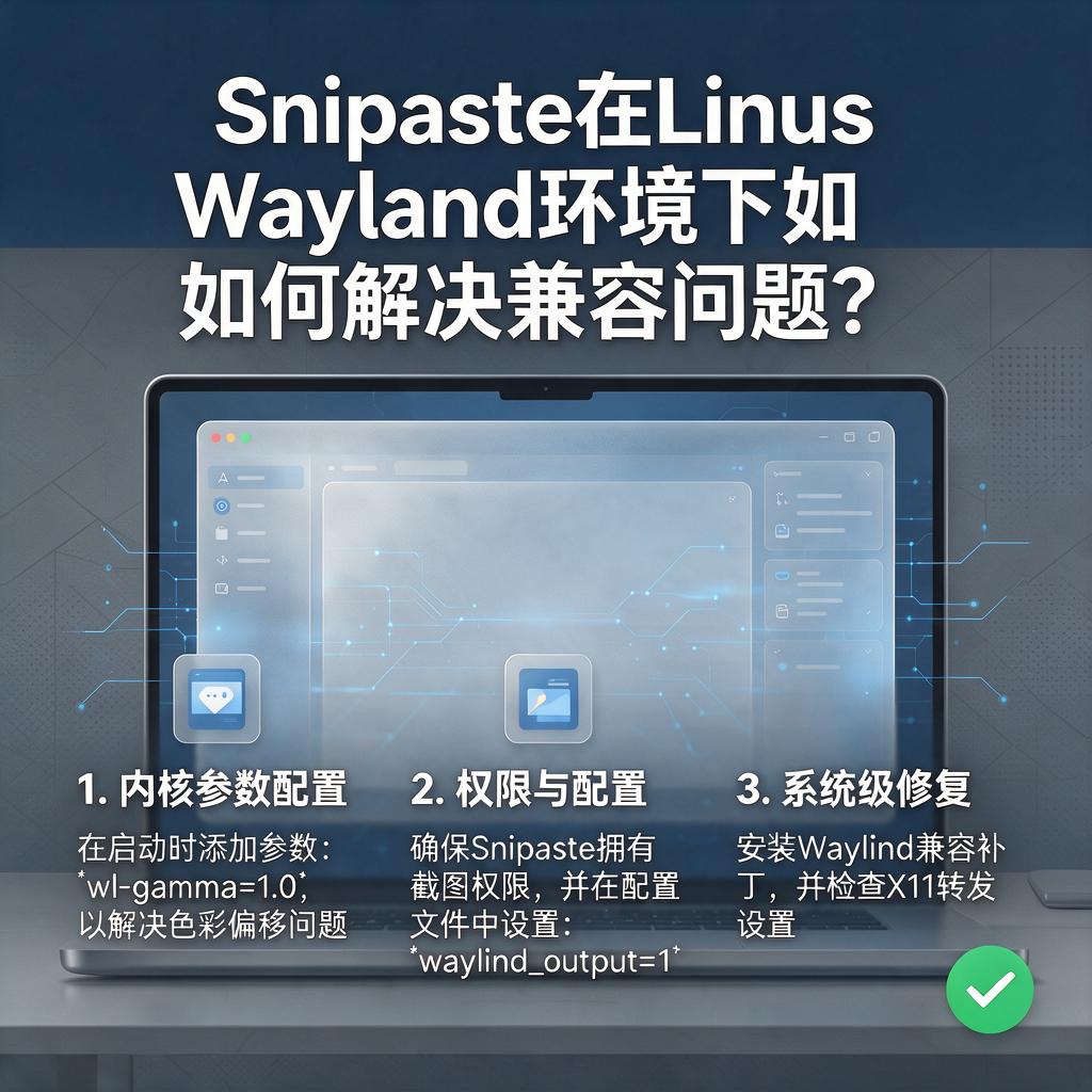 Snipaste在Linux Wayland环境下如何解决兼容问题？