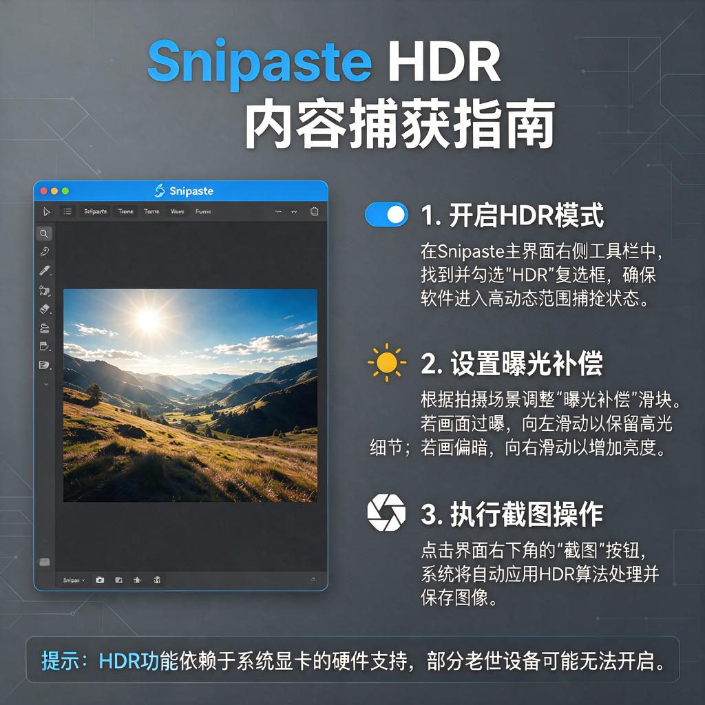 Snipaste如何实现HDR内容捕获？