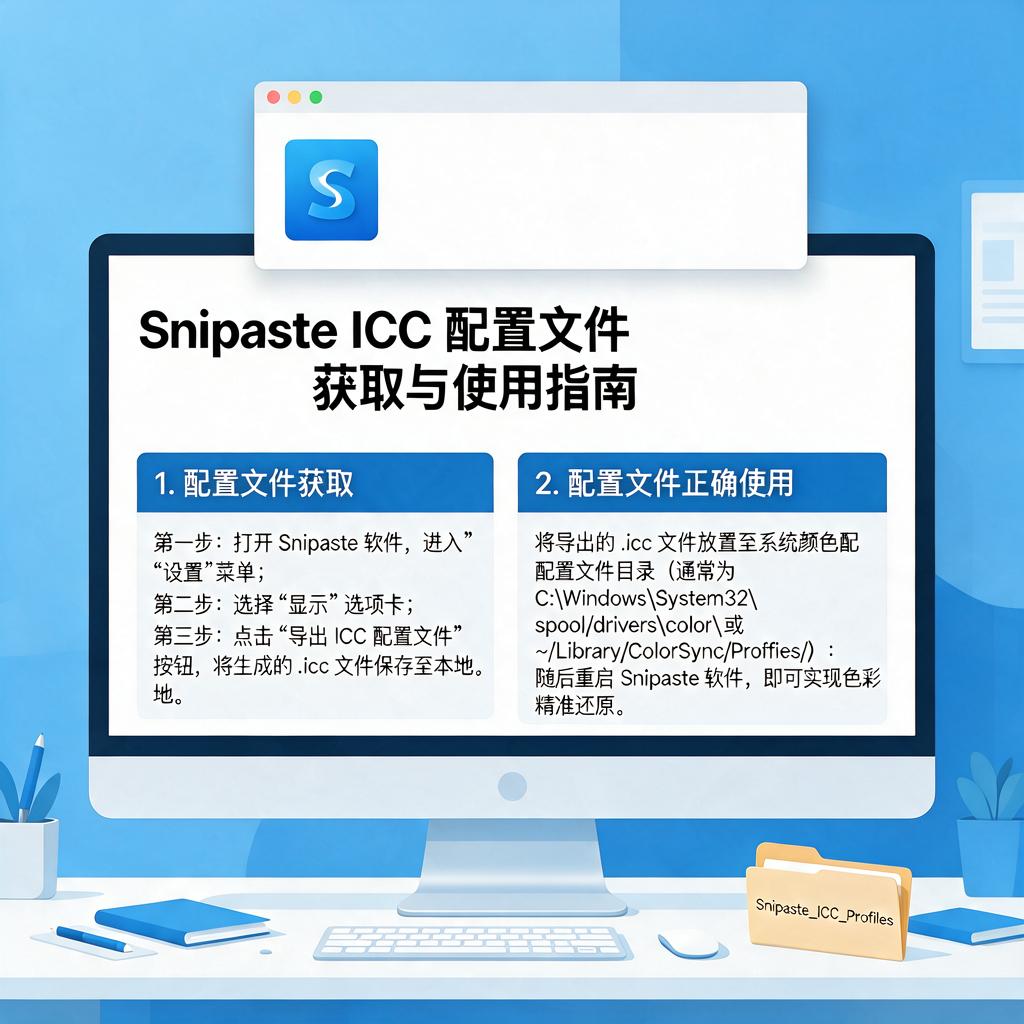 Snipaste ICC配置文件如何获取并正确使用？