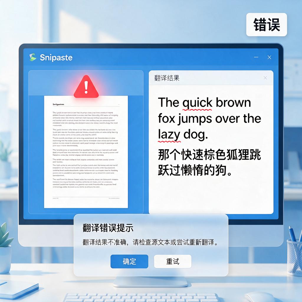 Snipaste翻译结果错误怎么解决?