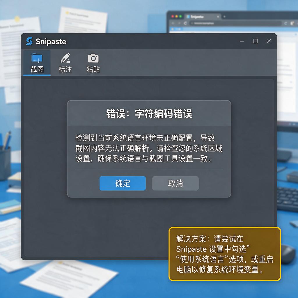 Snipaste出现中文乱码问题怎么解决?