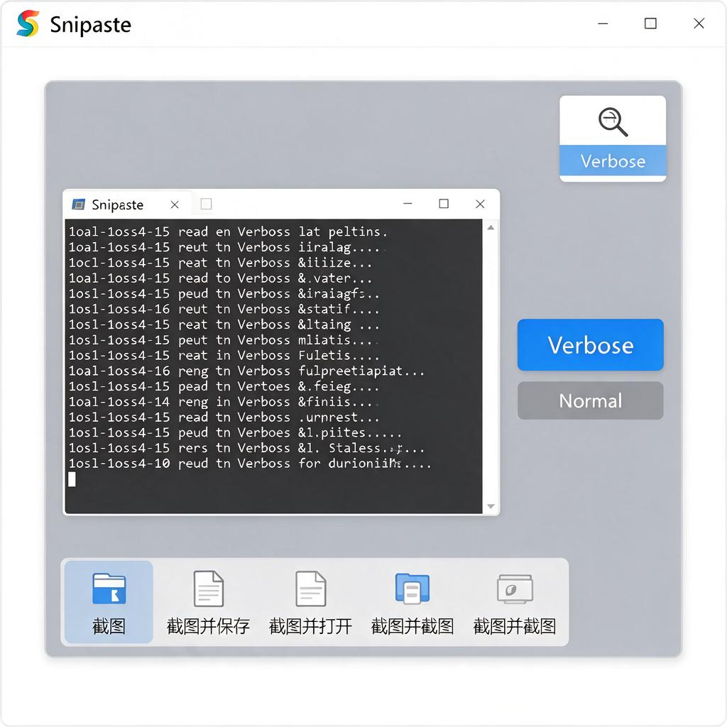 Snipaste verbose日志是什么？如何开启和查看？