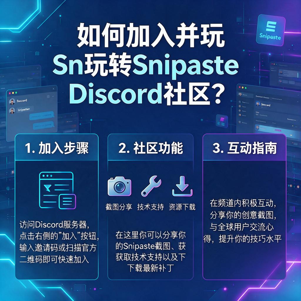 如何加入并玩转Snipaste Discord社区？