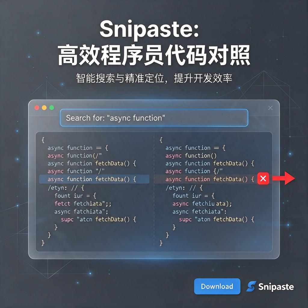 Snipaste如何实现高效的程序员代码对照?