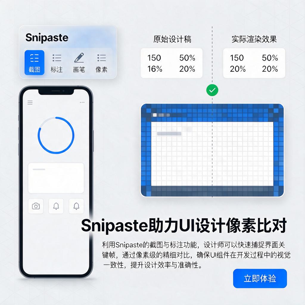 Snipaste如何助力UI设计进行像素比对?