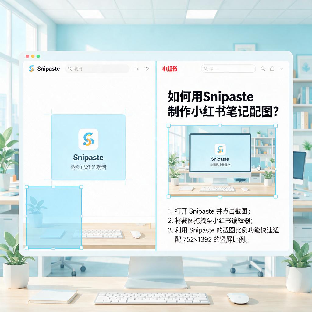 如何用Snipaste制作小红书笔记配图?