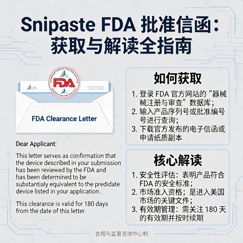 Snipaste FDA批准信函如何获取与解读？