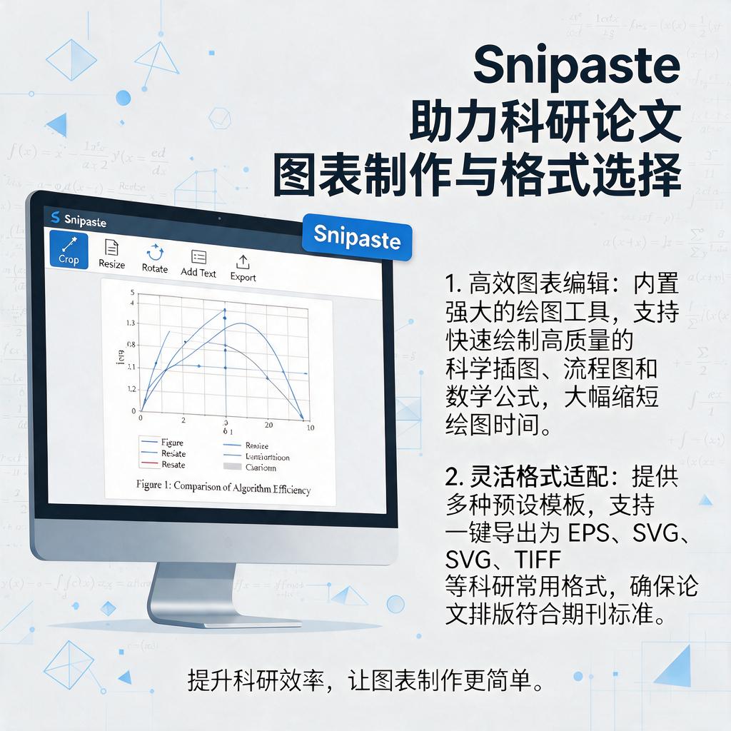 Snipaste如何助力科研论文图表制作与格式选择？