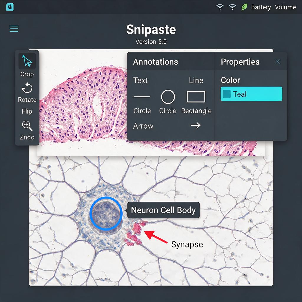 Snipaste如何进行显微镜图像标注?