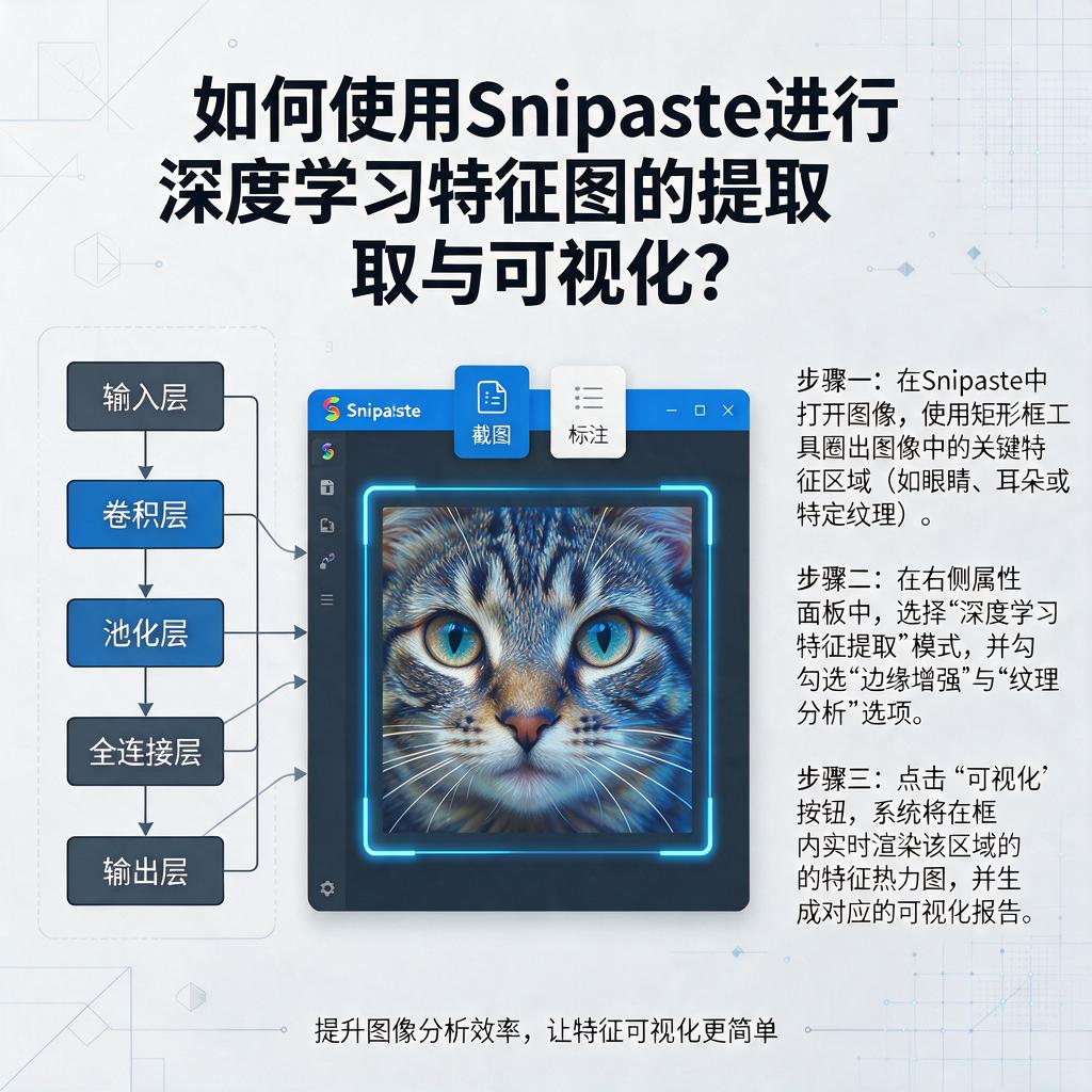 如何使用Snipaste进行深度学习特征图的提取与可视化?
