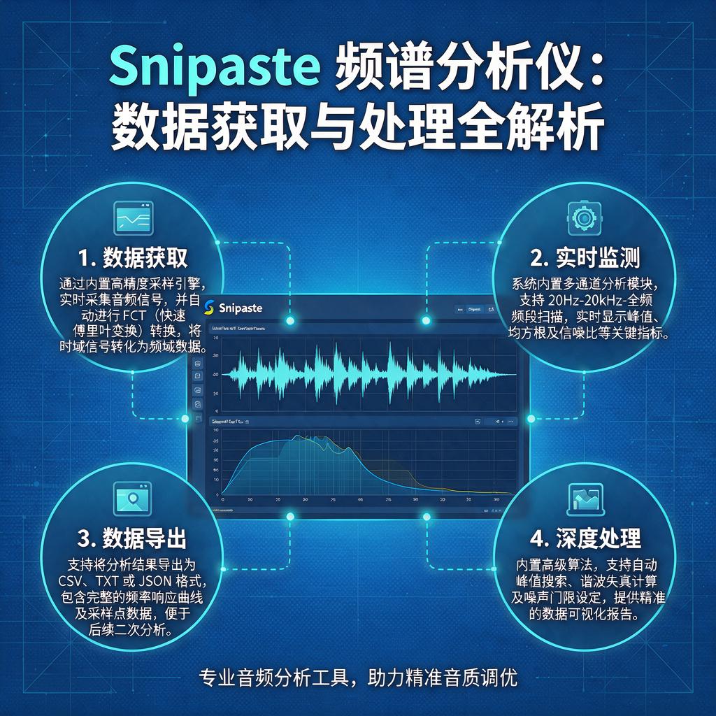 Snipaste频谱分析仪数据如何获取与处理？