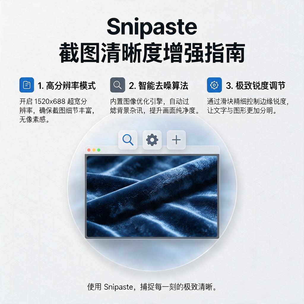 Snipaste如何增强截图清晰度?