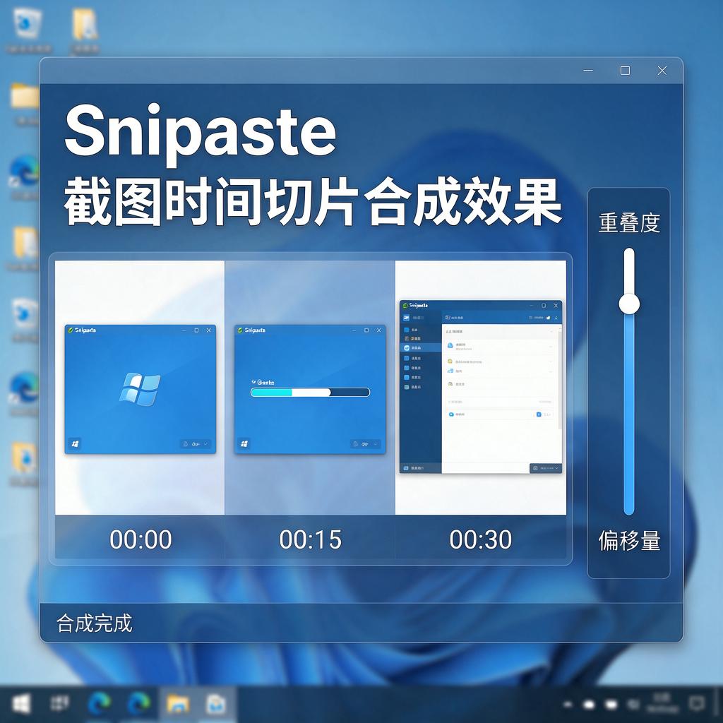 Snipaste如何实现截图时间切片合成效果?